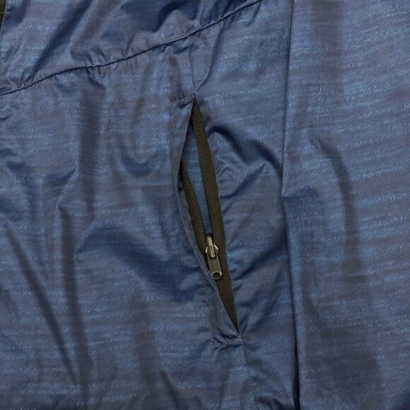 Reigning Champ Packable Printed Men's Blue Windbreaker Jacket - Size Medium - Picture 5 of 8